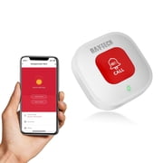 CallToU WiFi Smart SOS Caregiver Pager for Seniors & Patients, Rechargeable Button, Tuya App, 2.4GHz Only