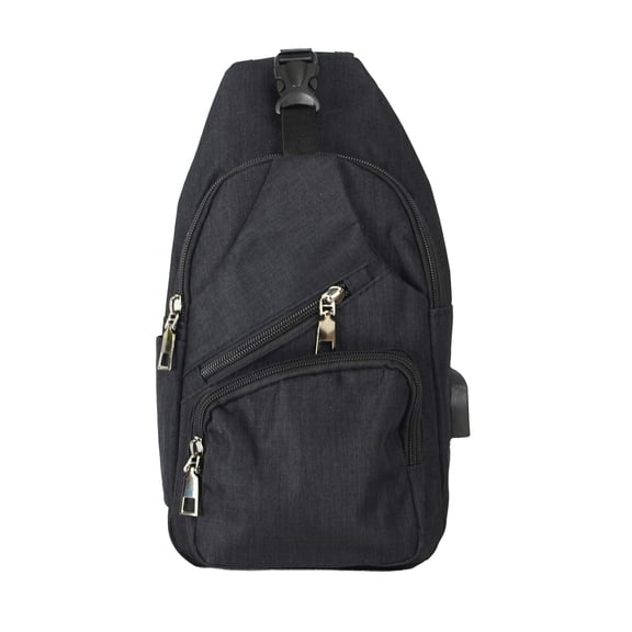 Calla 2778 Anti-Theft Day Pack – 12-Inch High, Black, Secure Small Backpack for Travel & Daily Use