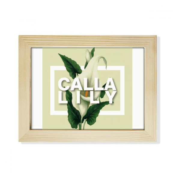 Calla Chic Fashion Elegance Desktop Photo Frame Picture Art Decoration Painting 6x8 inch