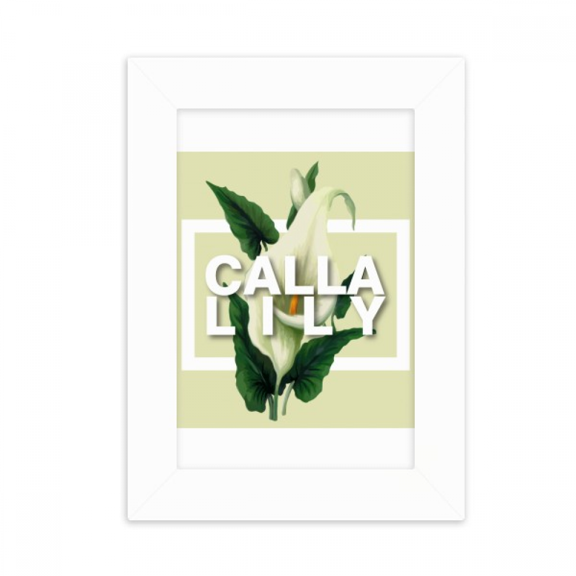 Calla Chic Fashion Elegance Desktop Photo Frame Picture Display Decoration Art Painting