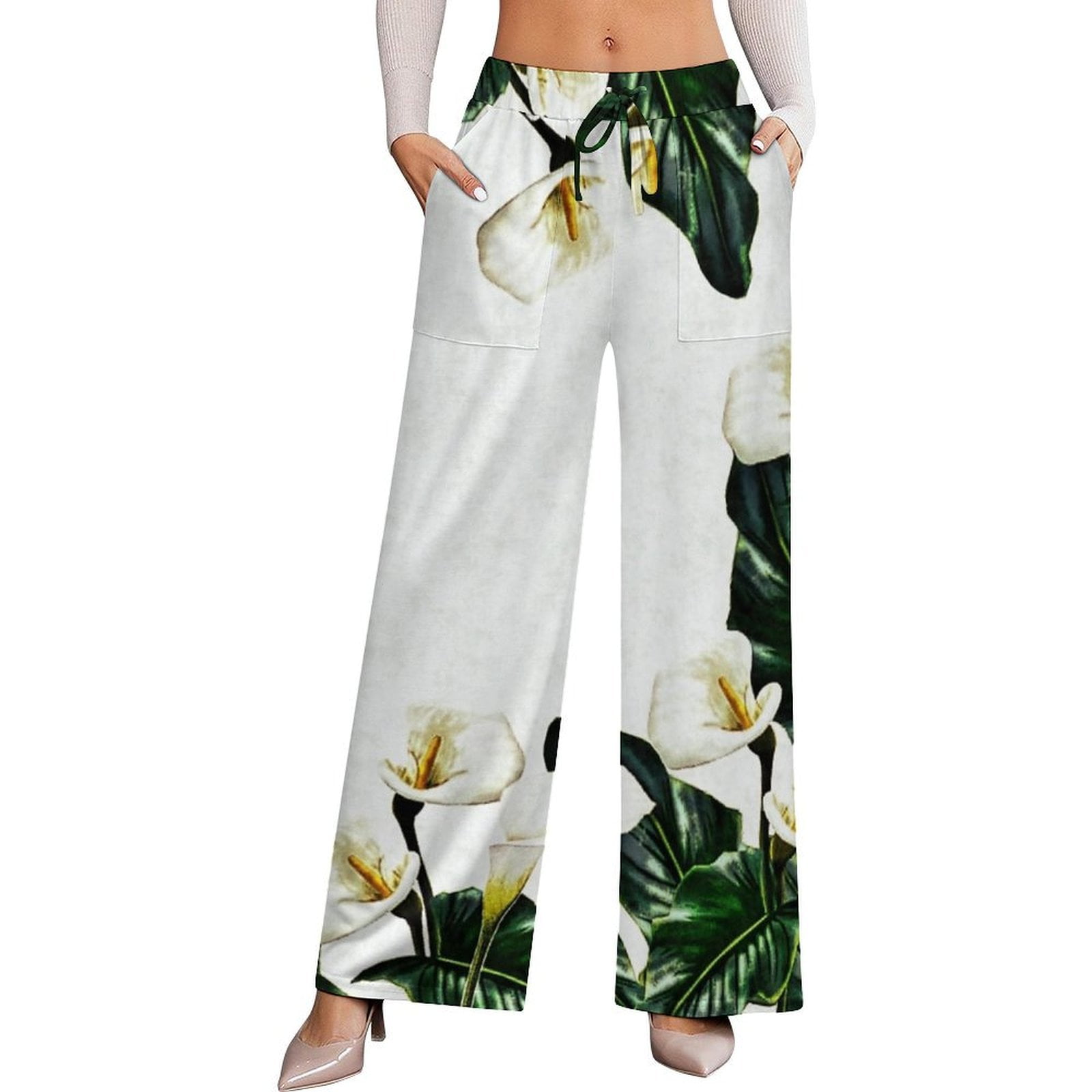 Kalea Womens Wide Leg Pants