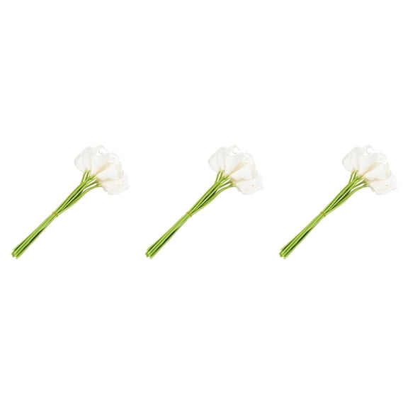 Calla Lily  30 Head Latex Real Touch KC51 White