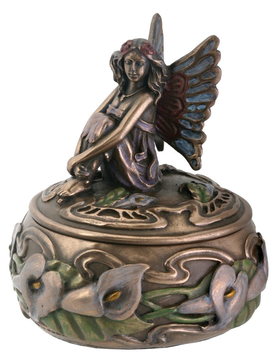 Calla Lily Fairy Box Jewelry Holder Trinket Box