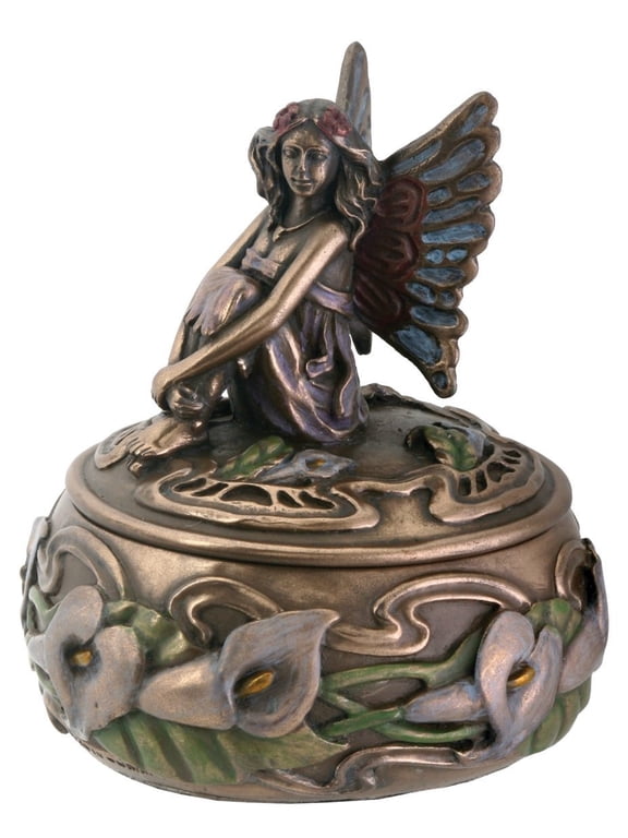 Calla Lily Fairy Box Jewelry Holder Trinket Box