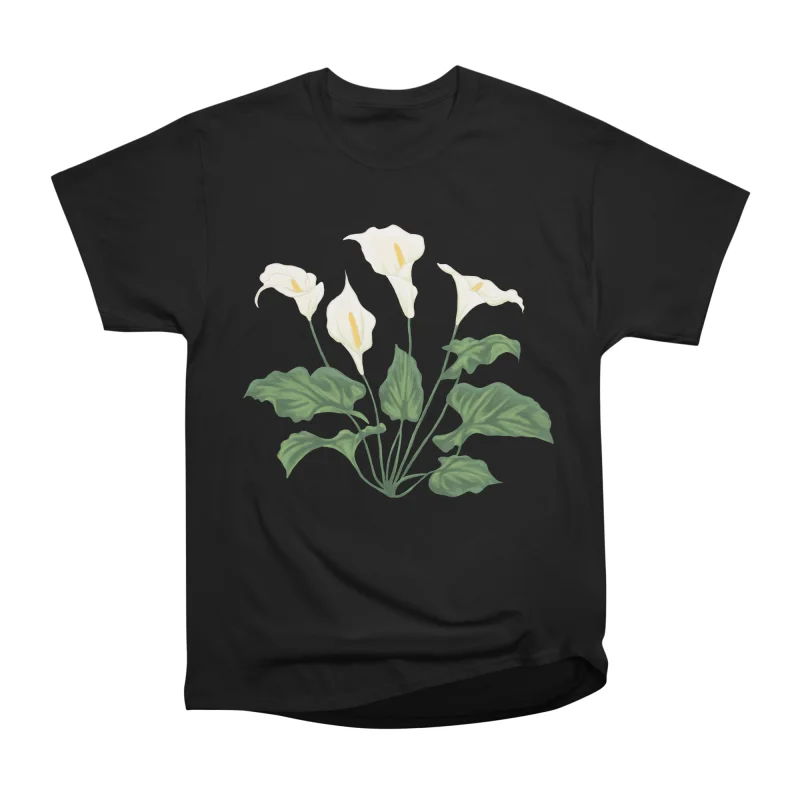 Calla Lily Flower Botanical Painting T-Shirt Tee Gift For Him Merch For ...
