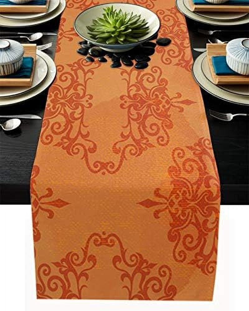 Calla Lily Flower Flowers Table RunnerCotton LinenLong 48 Inches