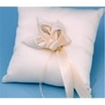 thumbnail image 1 of Calla Lily Ring Pillow - Ivory, 1 of 1