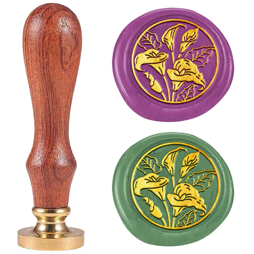 Stainless Steel Hardware CRASPIRE Thistle Wax Seal Stamp - 25mm Removable Brass Seal With Wood Handle For Wedding Invitations & Crafts Rust Resistant Machine Bolts