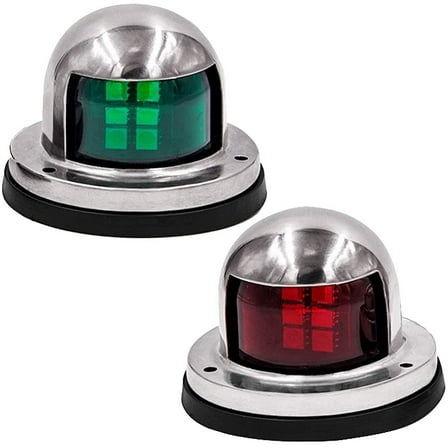Calla Marine Navigation Bow Lights for Port Side, Starboard, Pontoons, Chandlery Boat, Yacht | 2 Pack