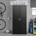 thumbnail image 1 of Callahan 36" Utility Storage Cabinet, Black, 1 of 9