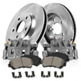 thumbnail image 1 of Callahan Brake Parts Brake Kit for Acura ILX 2013-2015, Honda Civic 2012-2015 Front Replacement Brake Rotors with Ceramic Brake Pads and Brake Calipers EBYK032322, 1 of 6