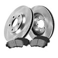 thumbnail image 1 of Callahan Brake Parts Brake Kit for Chrysler Sebring 2001-2006, Dodge Stratus 2001-2006 Front Replacement Brake Rotors with Metallic Brake Pads EBYK001332, 1 of 5
