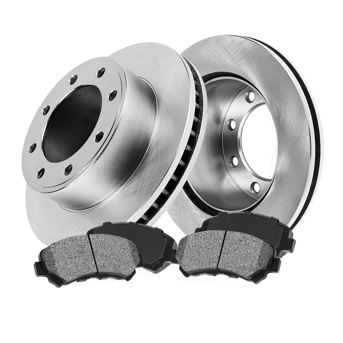 Callahan Brake Parts Brake Kit for CHEVROLET DODGE GMC Select Models Front Replacement Brake Rotors with Metallic Brake Pads EBYK001364