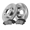 thumbnail image 1 of Callahan Brake Parts Brake Kit for Mitsubishi Lancer 2004 Front Replacement Brake Rotors with Metallic Brake Pads EBYK001619, 1 of 5