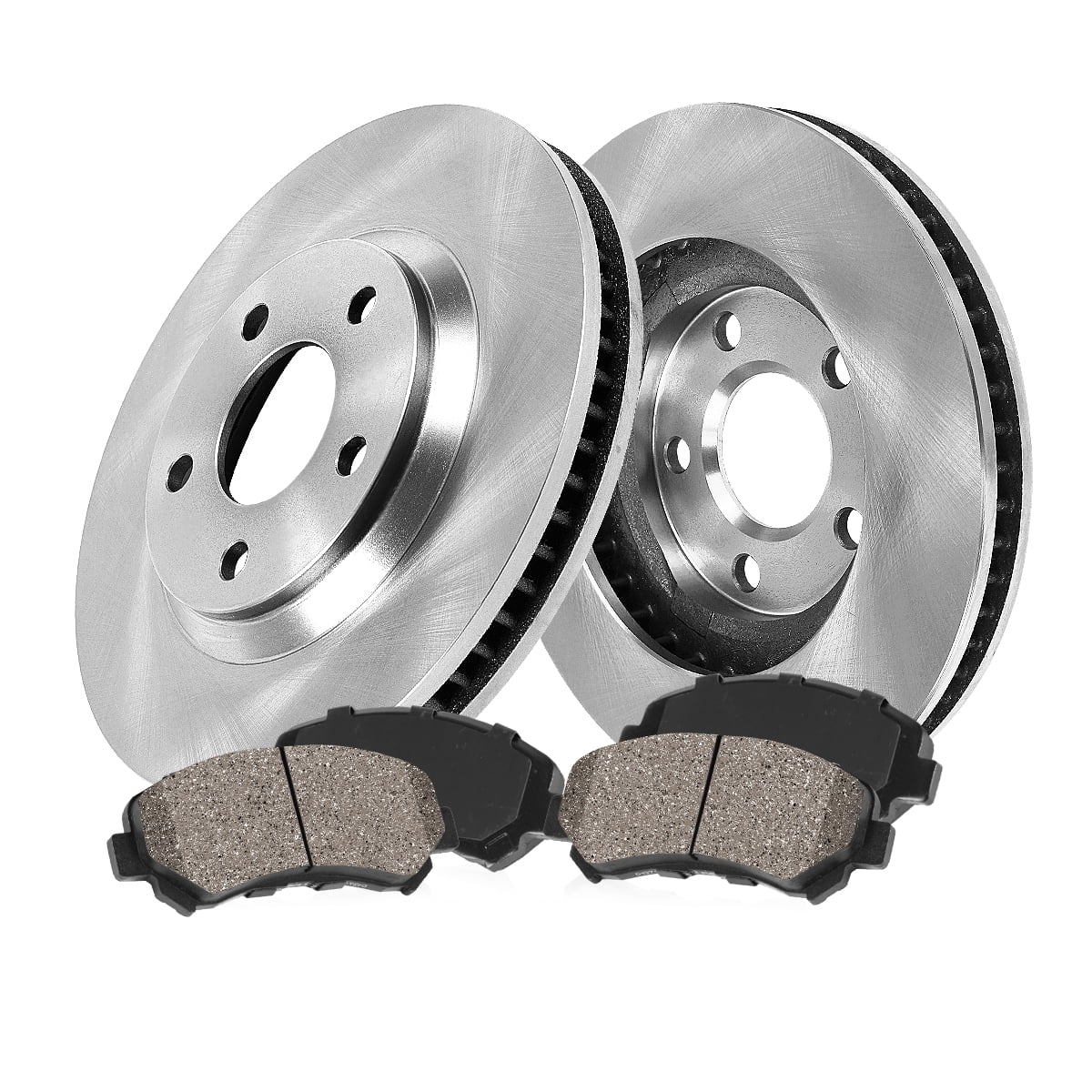 Callahan Brake Parts Brake Kit for Honda Accord 2013-2022 Front Replacement Brake Rotors with Ceramic Brake Pads EBYK024304