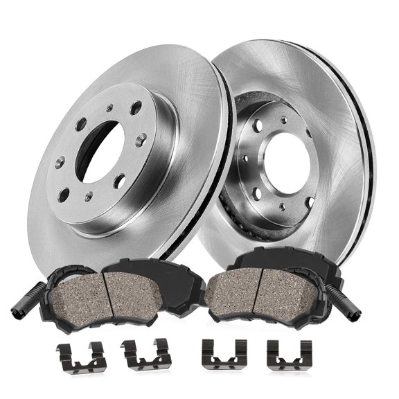 Callahan Brake Parts Brake Kit for BMW Select Models Front Replacement Brake Rotors with Ceramic Brake Pads EBYK036086
