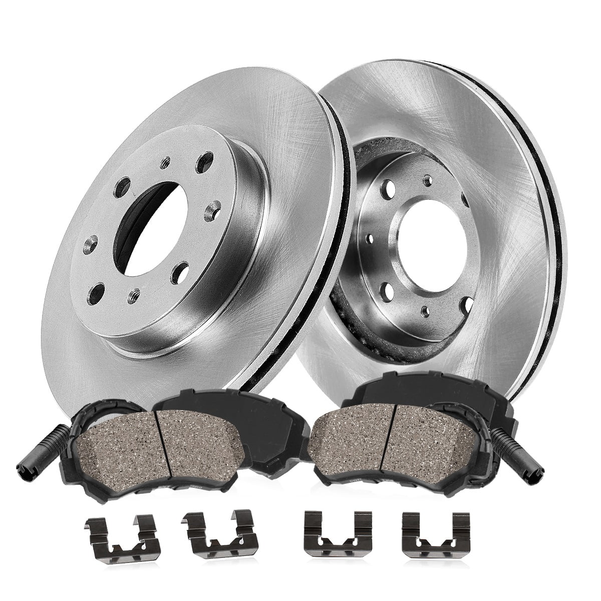 Callahan Brake Parts Brake Kit for Mini Cooper 2007-2010 Front Replacement Brake Rotors with Ceramic Brake Pads EBYK036489