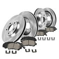 thumbnail image 1 of Callahan Brake Parts Brake Kit for BMW 750Li 2006-2008, BMW 750i 2006-2008, BMW 760Li 2005-2008, BMW 760i 2005-2006 Front and Rear Replacement Brake Rotors with Ceramic Brake Pads EBYK038837, 1 of 5