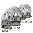 thumbnail image 1 of Callahan Brake Parts Brake Kit for Honda Accord 2011 Front and Rear Drilled and Slotted Brake Rotors with Ceramic Brake Pads and Brake Calipers CLHCCD113400, 1 of 7