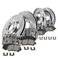 thumbnail image 1 of Callahan Brake Parts Brake Kit for Nissan Pathfinder 2005-2012 Front and Rear Replacement Brake Rotors with Ceramic Brake Pads and Brake Calipers EBYK040911, 1 of 6