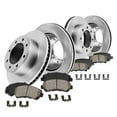 thumbnail image 1 of Callahan Brake Parts Brake Kit for Chevrolet Silverado 1500 HD 2005, GMC Sierra 1500 HD 2005 Front and Rear Replacement Brake Rotors with Ceramic Brake Pads EBYK036650, 1 of 5