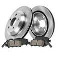 thumbnail image 1 of Callahan Brake Parts Brake Kit for Mercedes-Benz S430 2003-2006 Rear Replacement Brake Rotors with Ceramic Brake Pads EBYK026312, 1 of 5