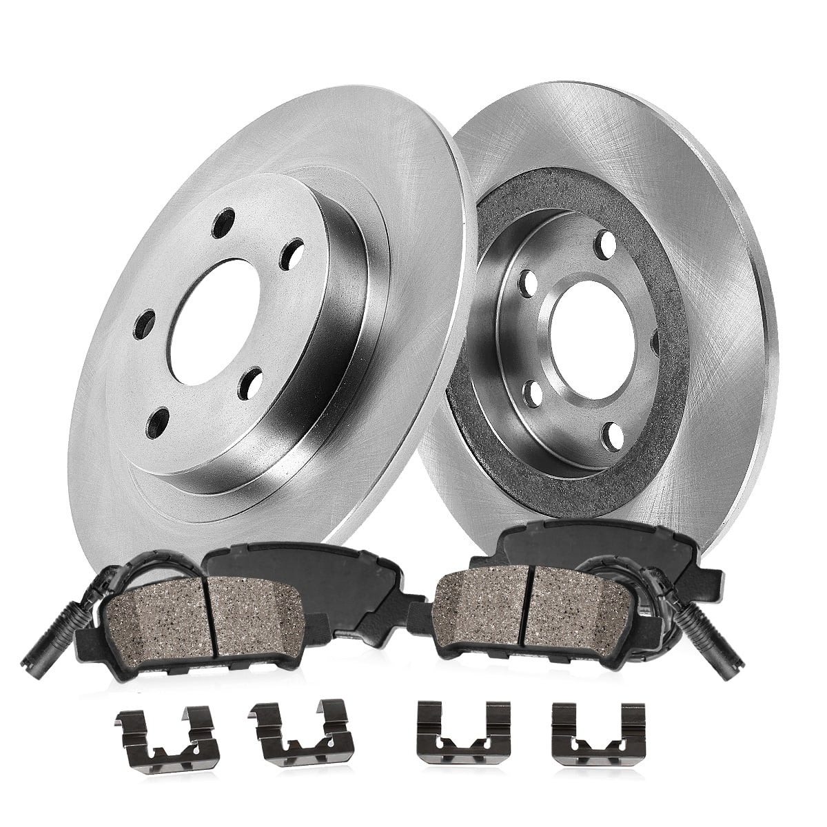 Callahan Brake Parts Brake Kit for BMW X5 2000-2006 Rear Replacement Brake Rotors with Ceramic Brake Pads EBYK036406