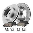 thumbnail image 1 of Callahan Brake Parts Brake Kit for Ford F-53 Motorhome Chassis 2008-2019 Rear Replacement Brake Rotors with Ceramic Brake Pads EBYK043695, 1 of 5