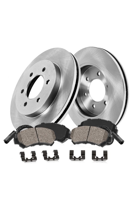 Kit for Dodge Sprinter 2500 07-08 Dodge Sprinter 3500 07-09 Freightliner Sprinter 2500 07-08 Freightliner Sprinter 3500 07-09 Rear Brake Rotors with Ceramic Brake Pads EBYK036570