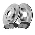 thumbnail image 1 of Callahan Brake Parts Brake Kit for Buick Rainier 04-05 Chevrolet Trailblazer 02-05 GMC Envoy 02-05 Isuzu Ascender 04-05 Oldsmobile Bravada 02-04 Front Brake Rotors with Metallic Brake Pads EBYK005085, 1 of 5