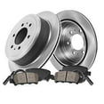 thumbnail image 1 of Callahan Brake Parts Brake Kit for Dodge Sprinter 3500 2003-2006, Freightliner Sprinter 3500 2002-2006 Rear Replacement Brake Rotors with Ceramic Brake Pads EBYK010711, 1 of 5