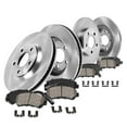 thumbnail image 1 of Callahan Brake Parts Brake Kit for Mercedes-Benz E320 2004-2005 Front and Rear Replacement Brake Rotors with Ceramic Brake Pads EBYK029739, 1 of 5