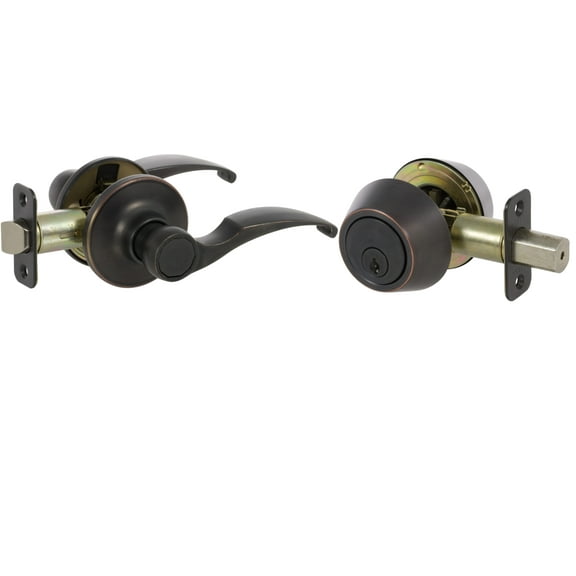 Callan 300T-Ki Kingston Single Cylinder Keyed Entry Lever And Deadbolt Combination Set -