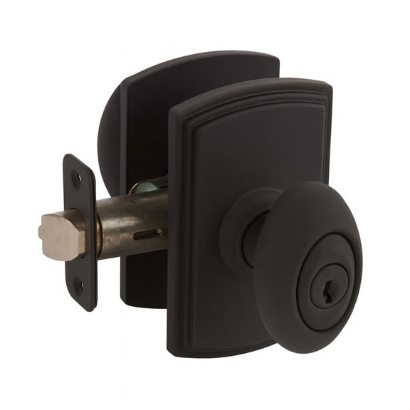 Callan Italian Series Canova Entry Door Knob in Matte Black