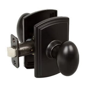 Callan Italian Series Canova Privacy Door Knob in Matte Black