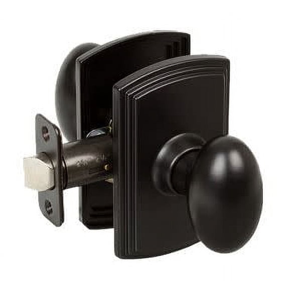 Callan Italian Series Canova Privacy Door Knob in Matte Black
