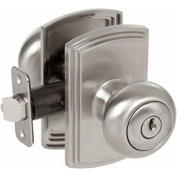 Callan Italian Series Santo Dummy Door Knob in Satin Nickel