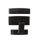 Delaney Italian Collection 374004 Visconti Handleset - Single Cylinder44; Black