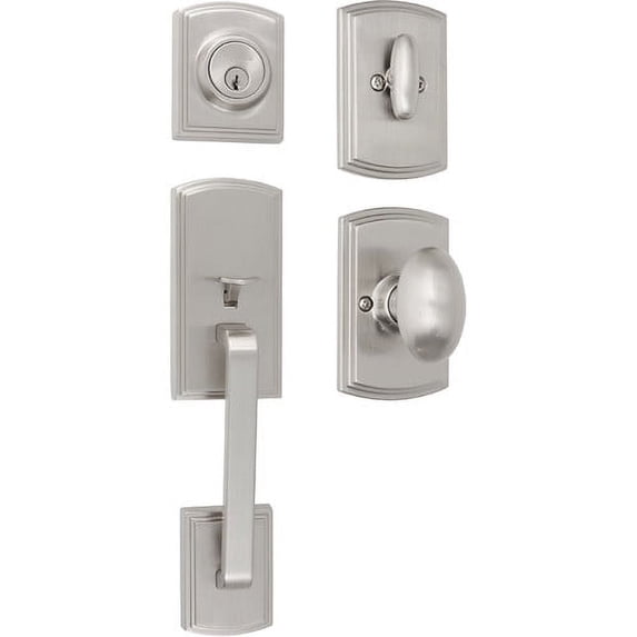 Callan Visconti Handleset in Satin Nickel