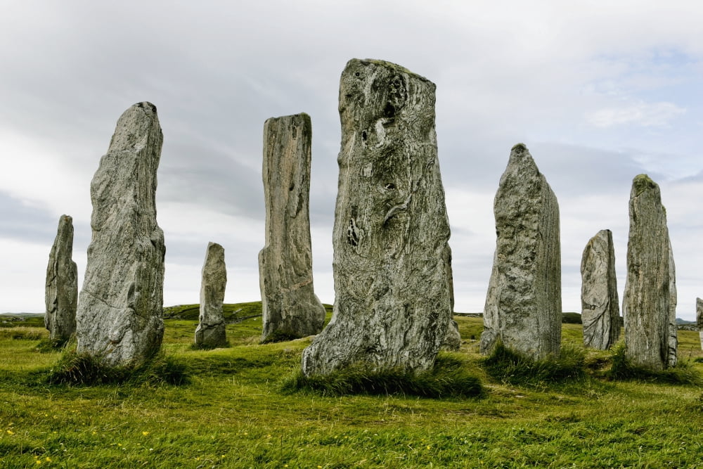 Callanish Standing Stones Canvas Art - Toby Adamson Design Pics (38 x 24)