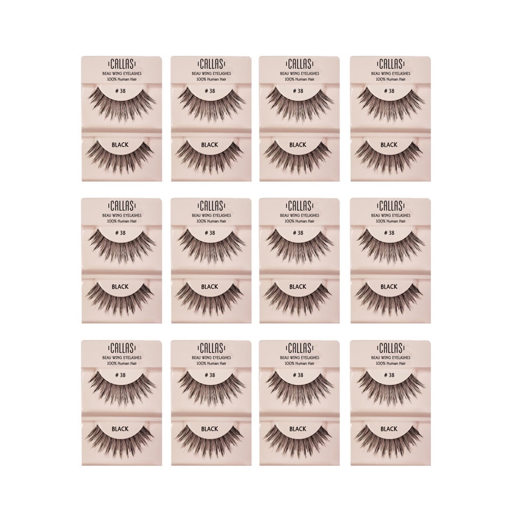 Callas Beau Wing Eyelashes #38 (1 pair x 12 sets)