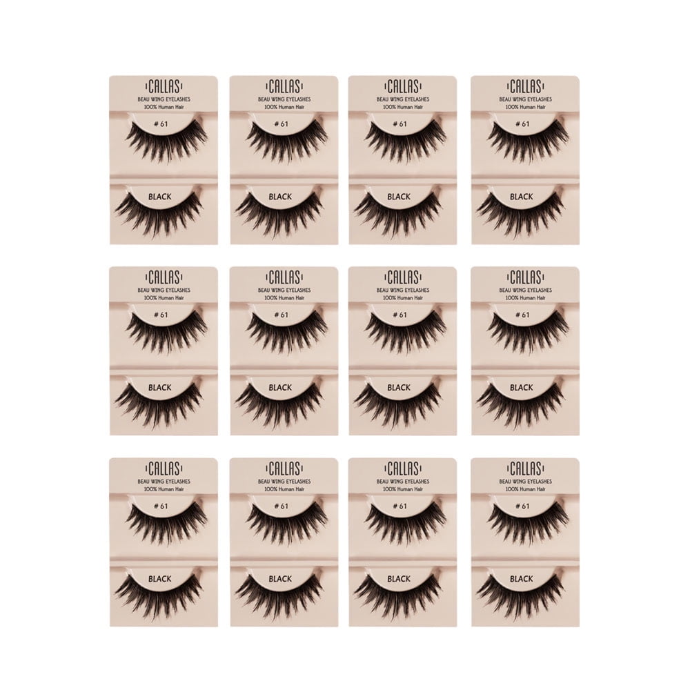 Callas Beau Wing Eyelashes #61 (1 pair x 12 sets)