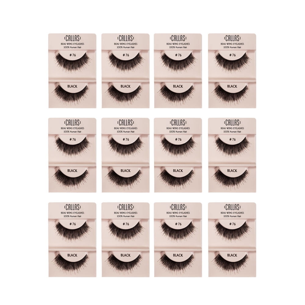 Callas Beau Wing Eyelashes #76 (1 pair x 12 sets)