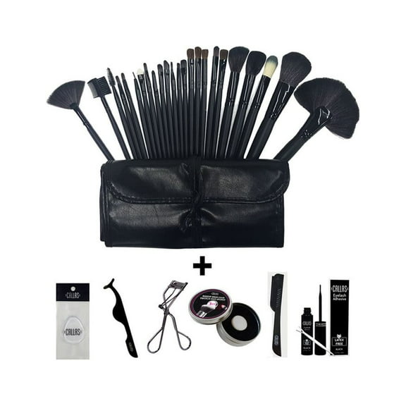 Callas Professional High-Quality Make up Brush Tool 30pcs Set - Black