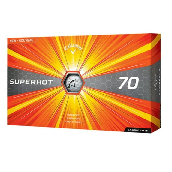 Callaway 2017 Superhot 70 Golf Balls, 15 Pack