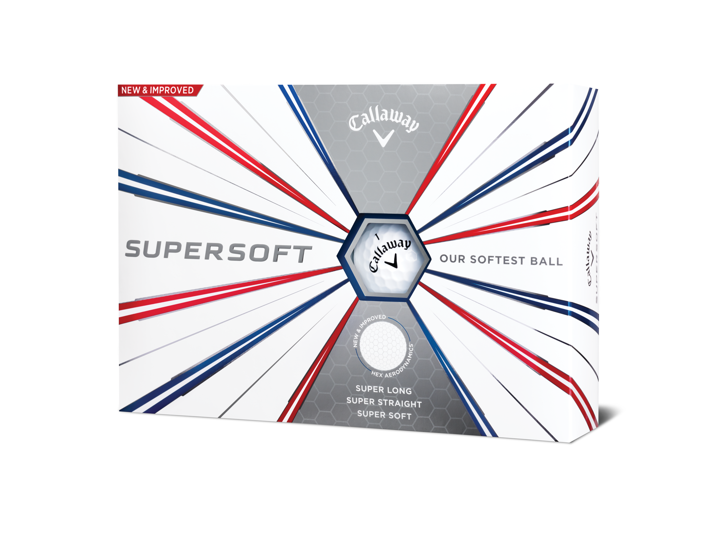 Callaway 2019 Supersoft Golf Balls, White, 12 Pack - image 1 of 3