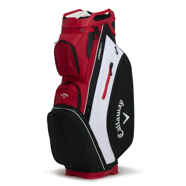 Callaway 2023 ORG 14 Golf Cart Bag-Fire Black White Callaway 2023 ORG 14 Golf Cart Bag-Fire Black White