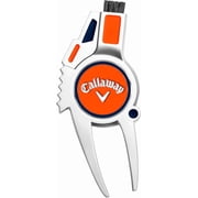 Callaway 4-in-1 Golf Divot Repair Tool, Orange/Navy