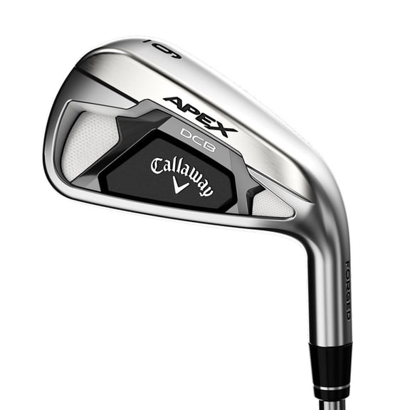Callaway Golf Mens Apex DCB 2021 Irons (5-PW, AW) - Mamiya Recoil Dart 65 Stiff - Right-Handed