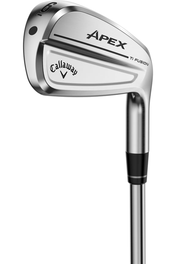 Pre-Owned Callaway Apex Ti Fusion 250 Plated 5-PW, AW Iron Set Reg Dynamic Gold Mid 90 VG